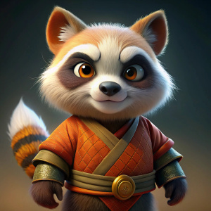 Shifu character from the cartoon Kung Fu Panda