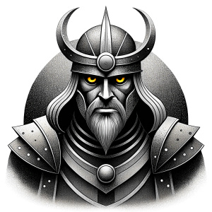 Heimdall The Bifröst's bridge keeper 2d pattern tattoo

