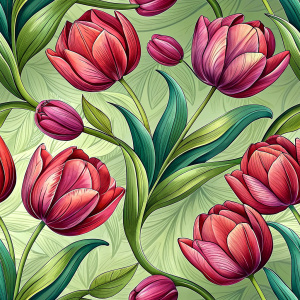 design pattern, tulips