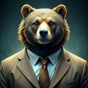 business grizzly Bear