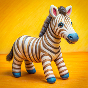 рисунок карандашом детская игрушка зебра