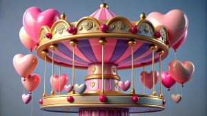 pink carousel