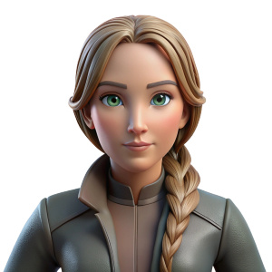 Jennifer Lawrence full body from the film the Hunger Games