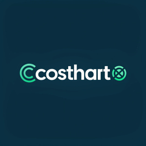 Modern logo design for Costhart. Simple and sleek