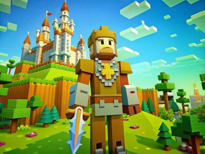 Craft a majestic Minecraft skin resembling a gallant knight adorned in shining armor, ready to embark on heroic quests. Accompany this noble character with a custom map featuring a grand castle, complete with towering turrets, sprawling courtyards, and mysterious chambers. Let the skin exude valor and the castle exude grandeur, transporting players to a realm of medieval adventure and chivalry