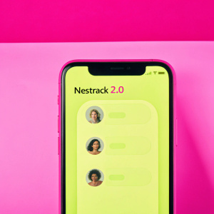 Nestrack 2.0, an advanced mobile app, offers seamless user experience with modern interface, featuring personalized user names.