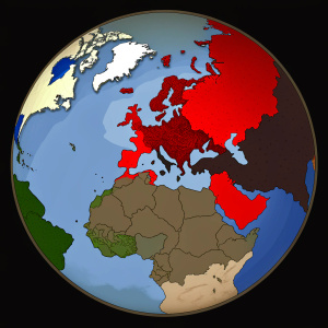 World war 1 allied powers and alliance states map
