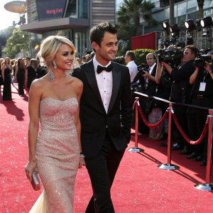 Chelsea Kane and Stephen Colletti at the star-studded awards show. Glittering red carpet, paparazzi flashing cameras