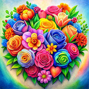 flowers, flower, colorful, love, color