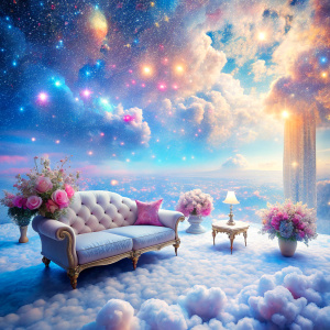      light soft pastel sky clouds dream glitter sea underwater furniture in the room ultra glitter glam shine effects  clouds flowers ultra intense crystal effect  futuristic dream garden windows    Dreamscape Bioluminescent PRISM Effect   Photoshop Photo Manipulations     very much glitter sparkly fantasized glam Sprinkle  masterpiece  Magical   Shimmering  ultra  UV Glow Rainbow