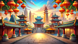 Background for the game, Chinese New Year